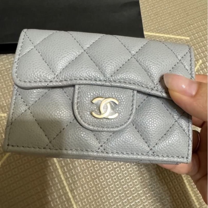 Chanel 荔枝三折中夾-7