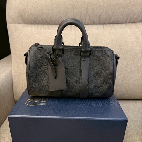 LV keepall25黑壓紋