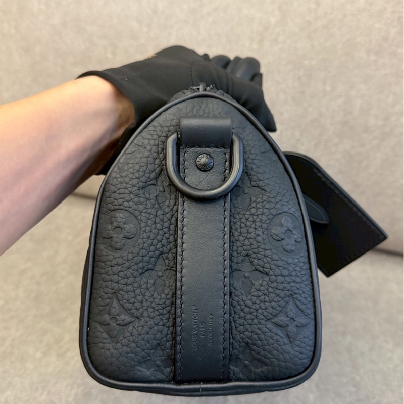 LV keepall25黑壓紋-7