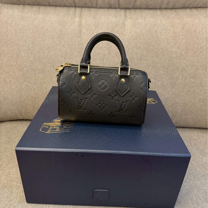 LV nano speedy黑壓紋-0