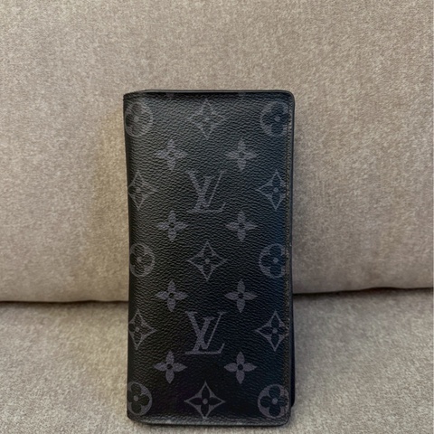 LV黑老花對開長夾