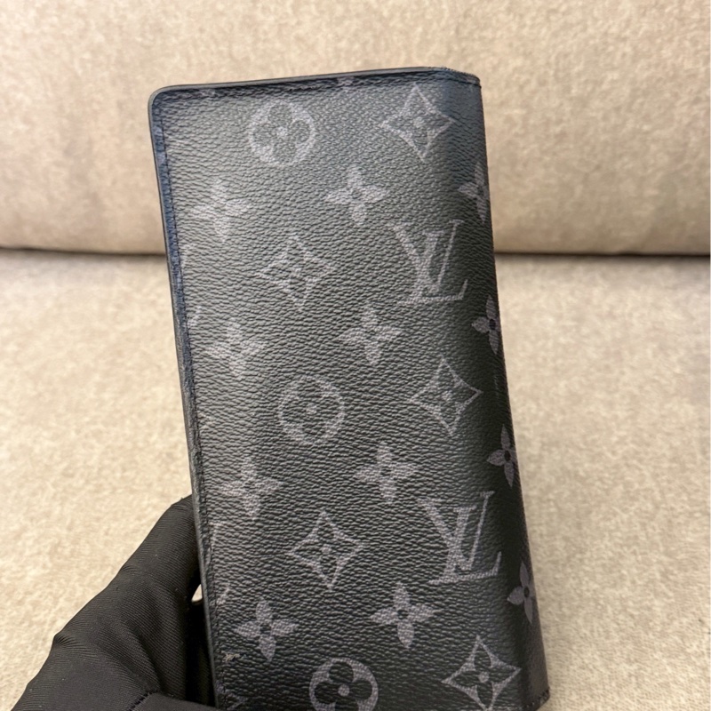 LV黑老花對開長夾-2