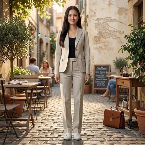 BURBERRY 倫敦 彈性西裝套裝