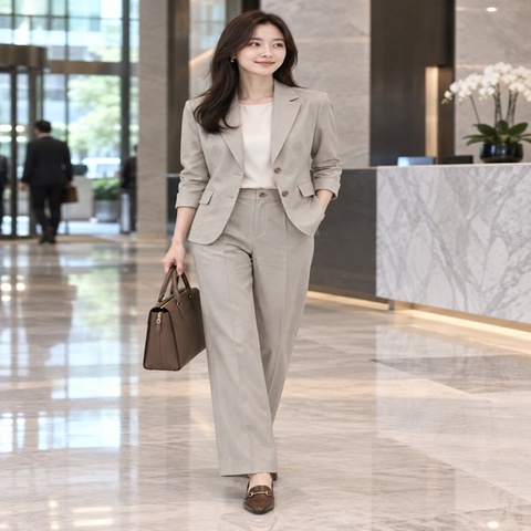BURBERRY 倫敦 彈性西裝套裝