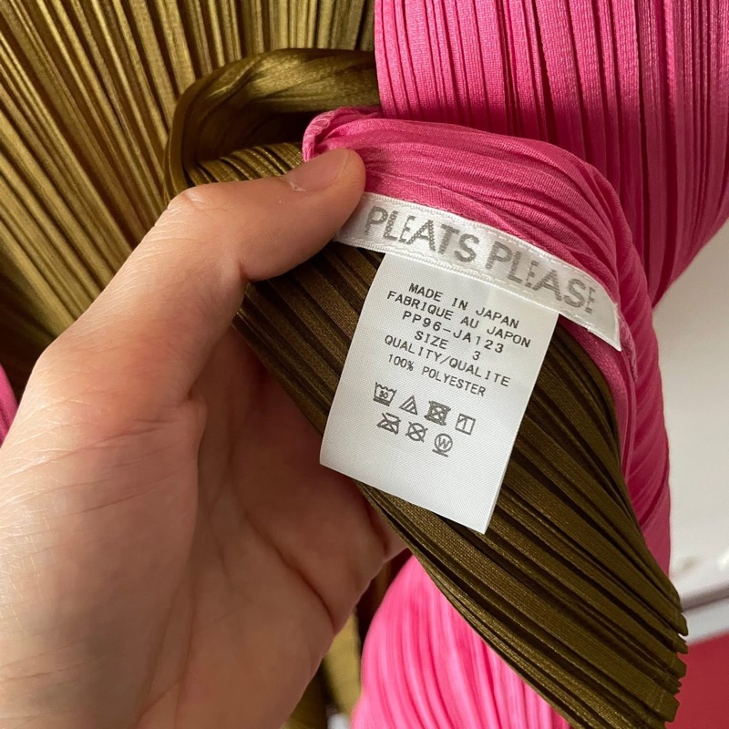 ▪️富貴選物FUGUEI▪️PP 三宅一生 杜鵑粉 開領排扣外套-12