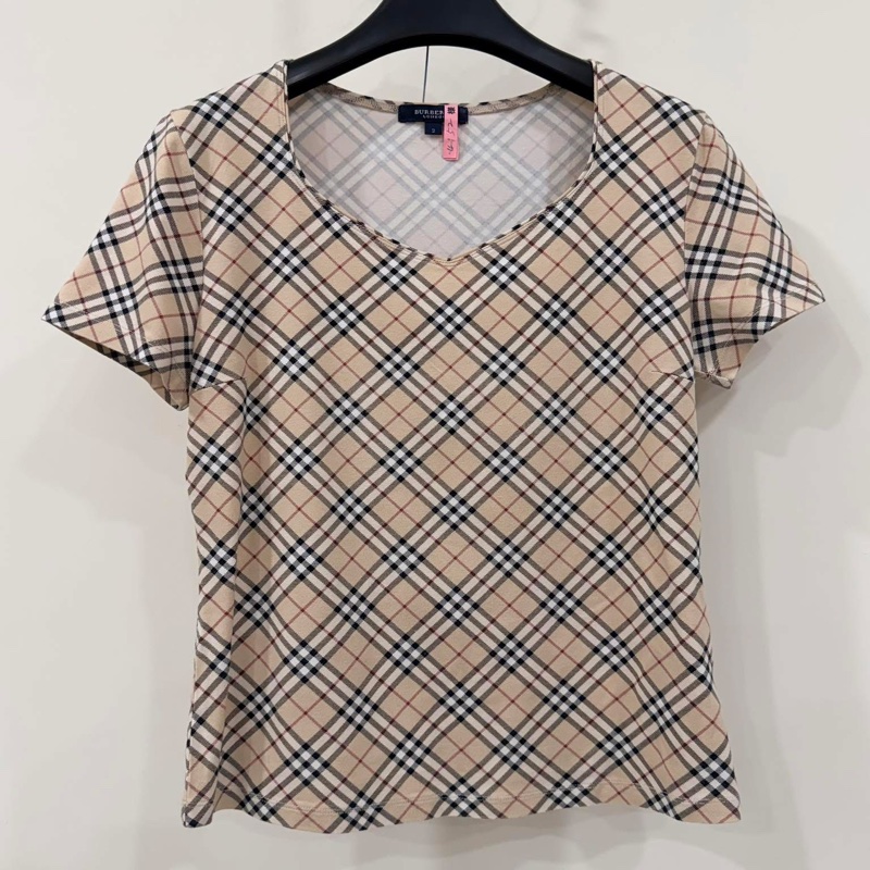 BURBERRY 倫敦 經典格紋彈性上衣-2