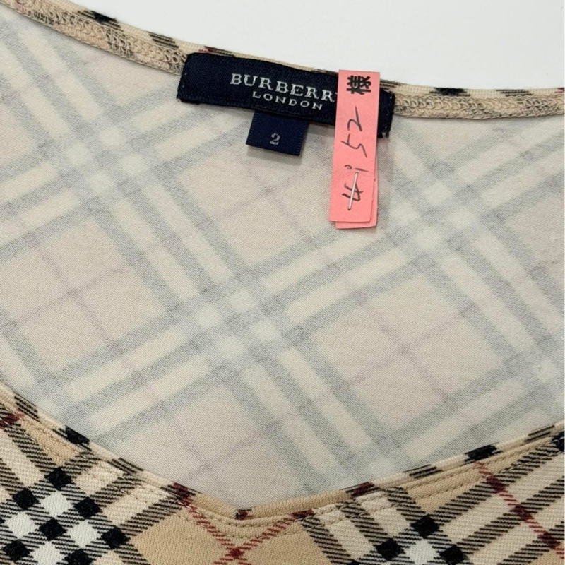 BURBERRY 倫敦 經典格紋彈性上衣-8