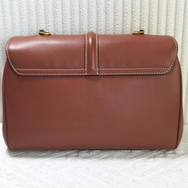 Celine賽琳teen soft 16單肩包斜挎包 牛皮 焦糖色 尺寸:23*16*5 配件:塵袋 肩帶-1