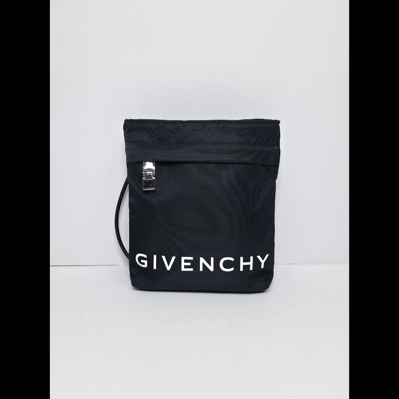 Givenchy 黑色Logo Print 斜背包-3