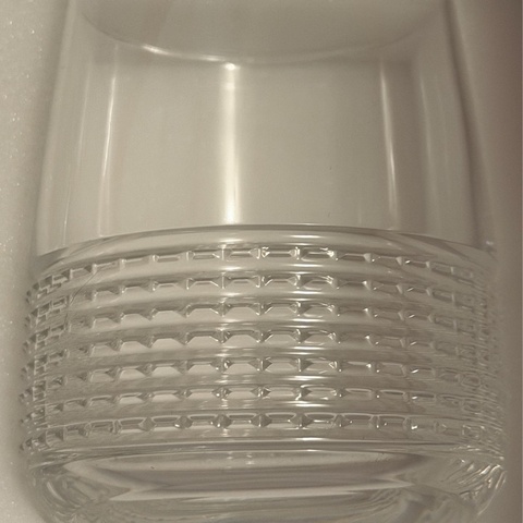 【全新2023正品】Hermès Intervalle 水晶威士忌杯 / 平底杯（一對兩入）