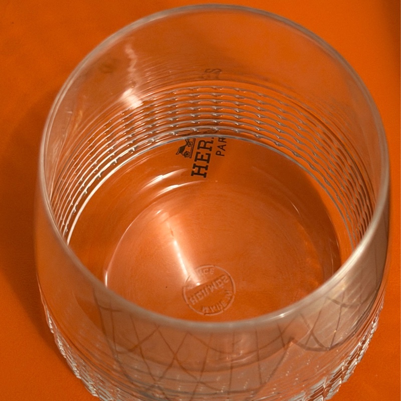 【全新2023正品】Hermès Intervalle 水晶威士忌杯 / 平底杯（一對兩入）-4