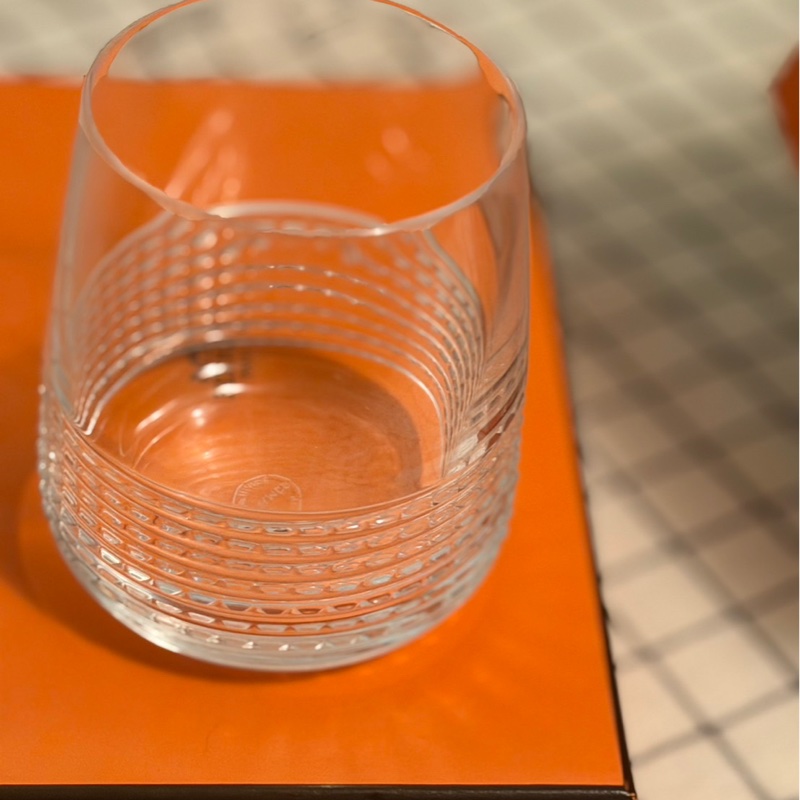 【全新2023正品】Hermès Intervalle 水晶威士忌杯 / 平底杯（一對兩入）-5