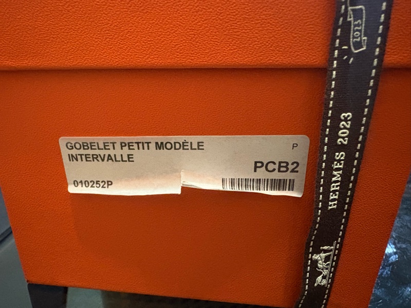 【全新2023正品】Hermès Intervalle 水晶威士忌杯 / 平底杯（一對兩入）-8