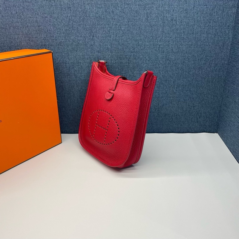 愛馬仕Hermes mini伊芙琳單肩斜挎包，尺寸16*18*5.5，A刻，附件塵袋盒子-2