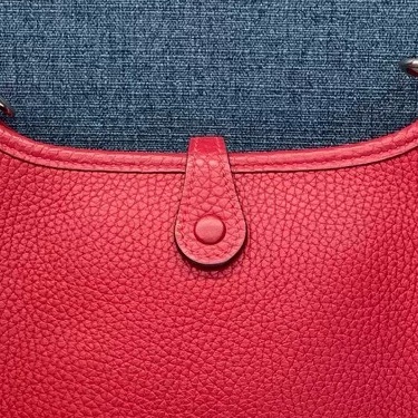 愛馬仕Hermes mini伊芙琳單肩斜挎包，尺寸16*18*5.5，A刻，附件塵袋盒子-7