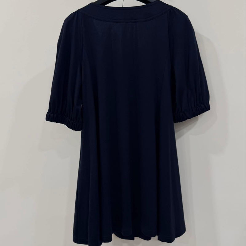 BURBERRY 藍標 排扣束口戰馬長版上衣&外套深藍近黑-3