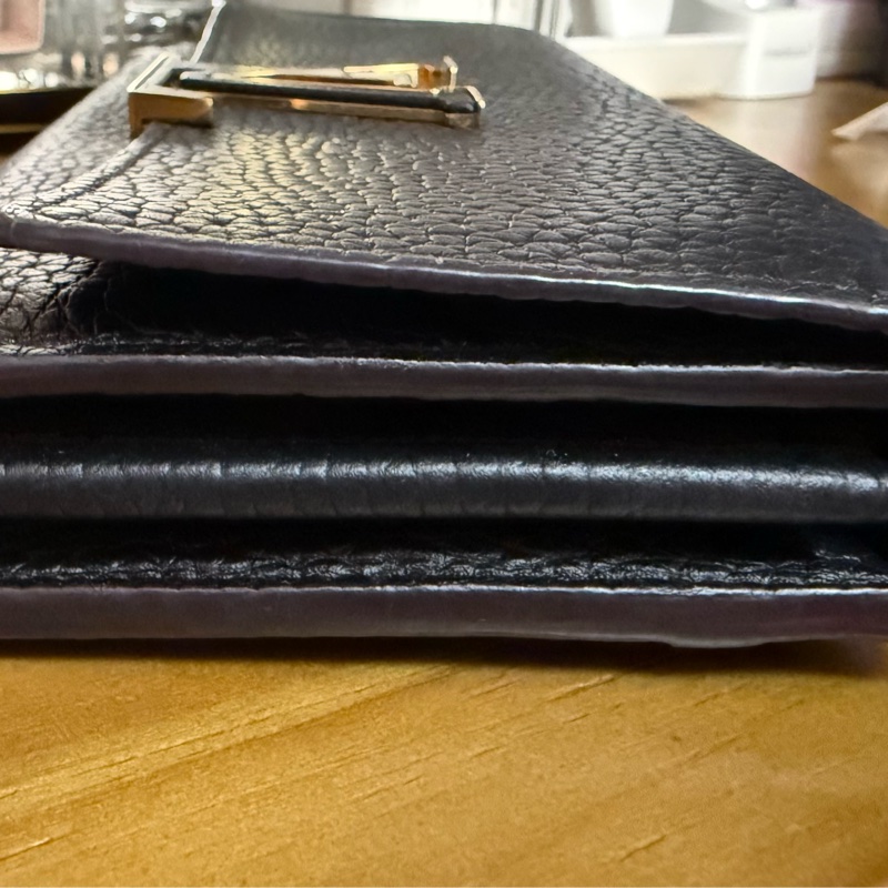 LOUIS VUITTON Capucines Wallet color Black-8