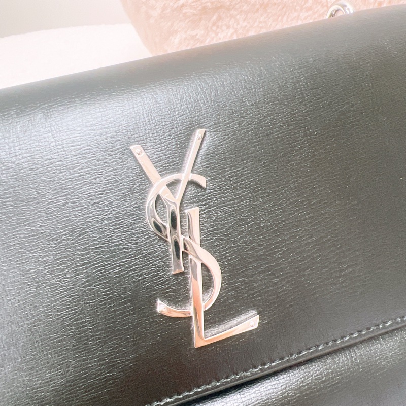 YSL sunset 黑銀鏈條包-1