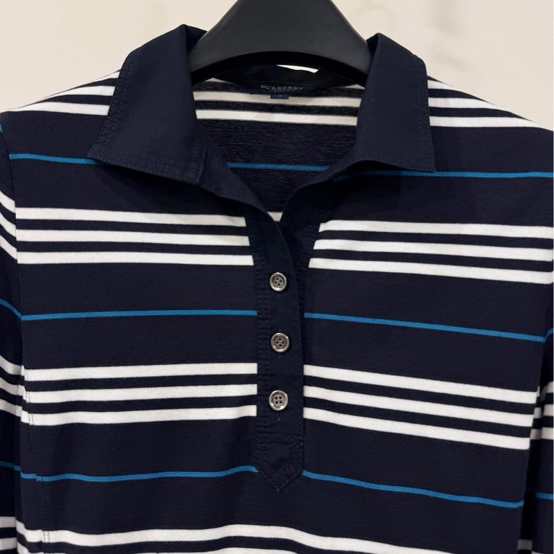 BURBERRY 倫敦 拼接橫條戰馬上衣-3