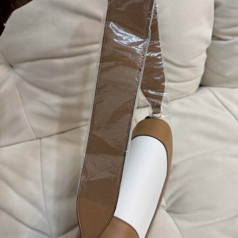 Old Celine 賽琳frame 焦糖拼白色斜挎包單肩包-2