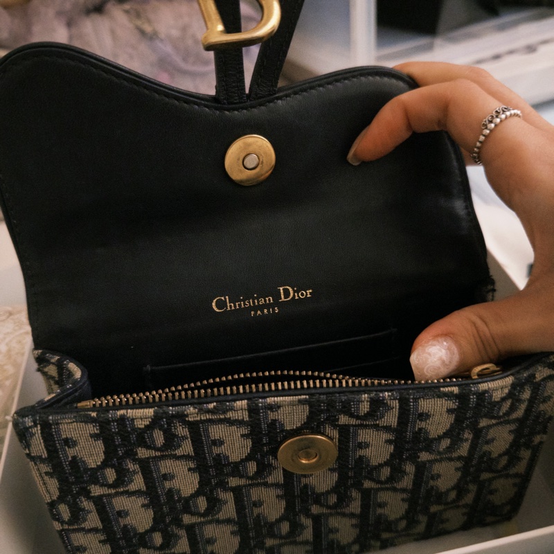 Dior saddle 老花腰包 便宜賣-1