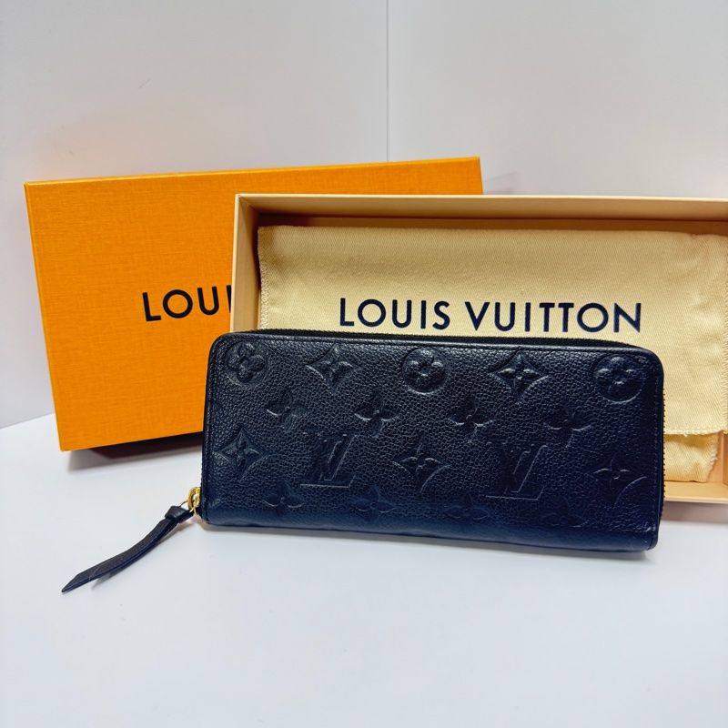 【超級新 全配🎁】 LV M60171 黑老花 牛皮壓紋長夾（專櫃27,700）-2