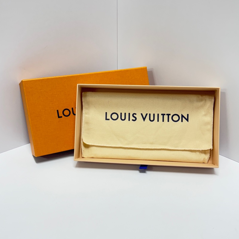 【超級新 全配🎁】 LV M60171 黑老花 牛皮壓紋長夾（專櫃27,700）-3