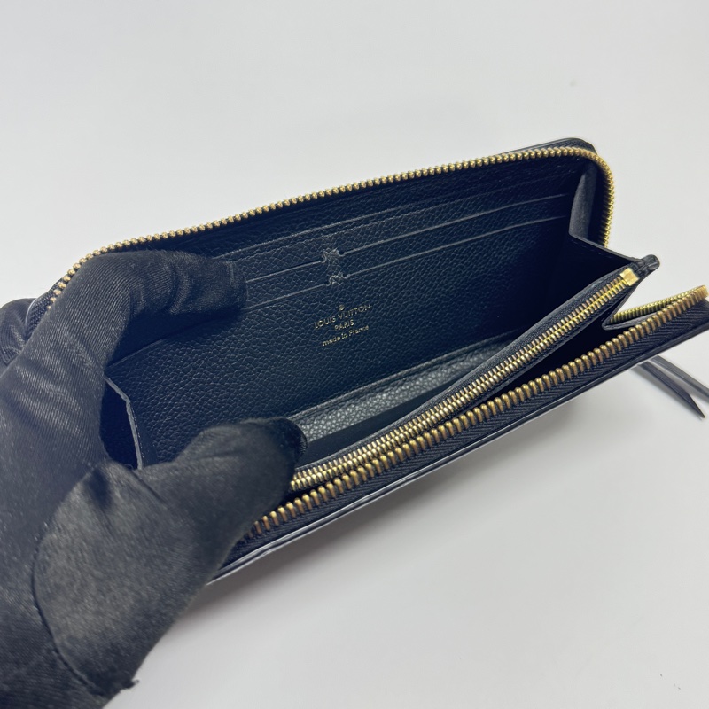 【超級新 全配🎁】 LV M60171 黑老花 牛皮壓紋長夾（專櫃27,700）-8