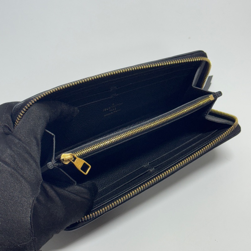 【超級新 全配🎁】 LV M60171 黑老花 牛皮壓紋長夾（專櫃27,700）-10