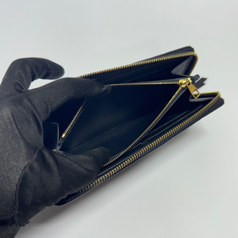 【超級新 全配🎁】 LV M60171 黑老花 牛皮壓紋長夾（專櫃27,700）-11