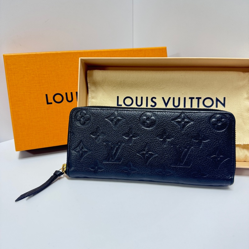 【超級新 全配🎁】 LV M60171 黑老花 牛皮壓紋長夾（專櫃27,700）-14