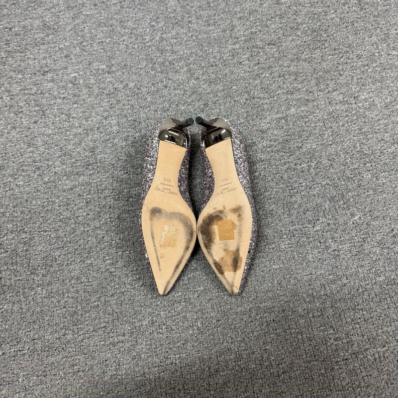 Jimmy Choo 周仰傑 亮片 高跟鞋 35.5碼 🈚附件-5