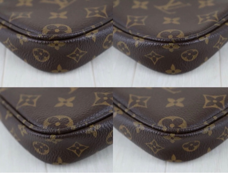 「JL精品代購」98新 LV 老花 五合一 粉背帶-6