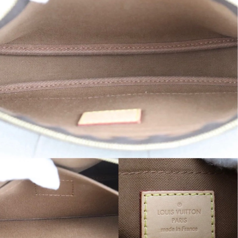 「JL精品代購」98新 LV 老花 五合一 粉背帶-16