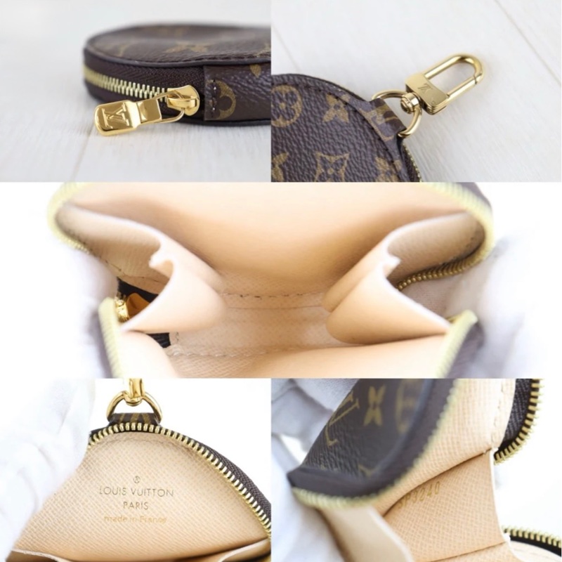 「JL精品代購」98新 LV 老花 五合一 粉背帶-20