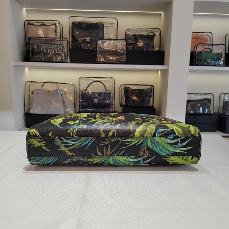 古驰 GUCCI 多色牛皮印花斜挎包手提包单肩包-2