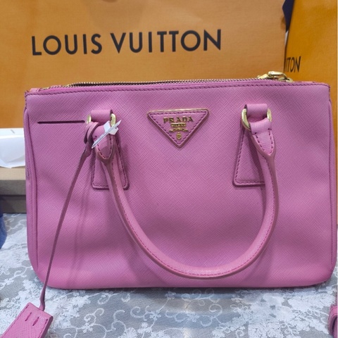 parda /普拉達 殺手包玫紅色