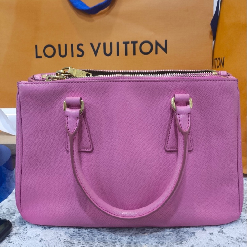 parda /普拉達 殺手包玫紅色-1