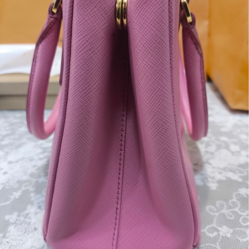 parda /普拉達 殺手包玫紅色-3