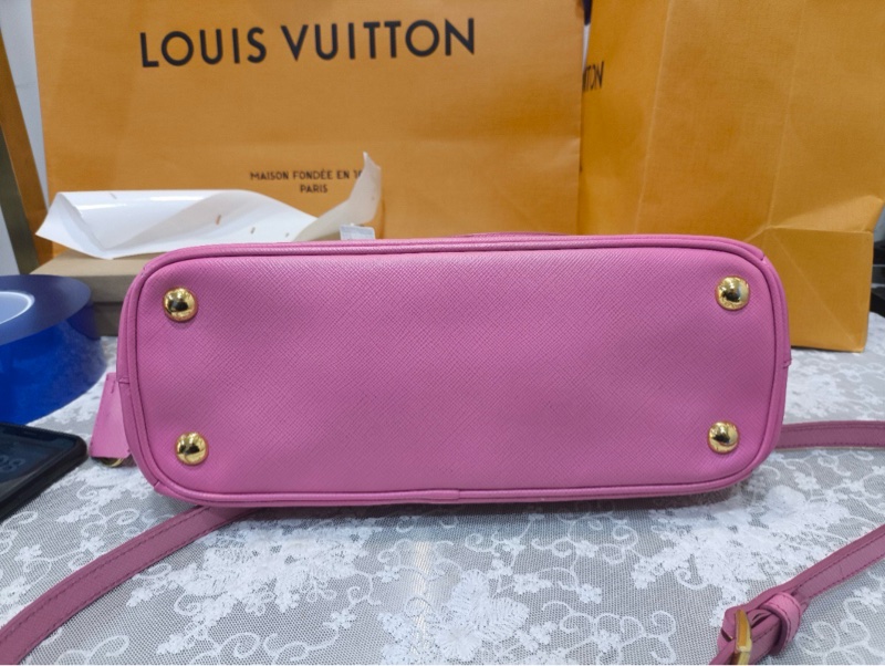 parda /普拉達 殺手包玫紅色-7