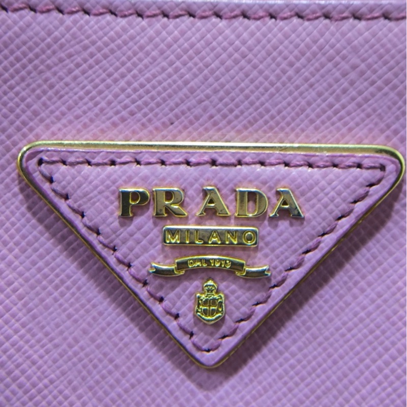 parda /普拉達 殺手包玫紅色-8