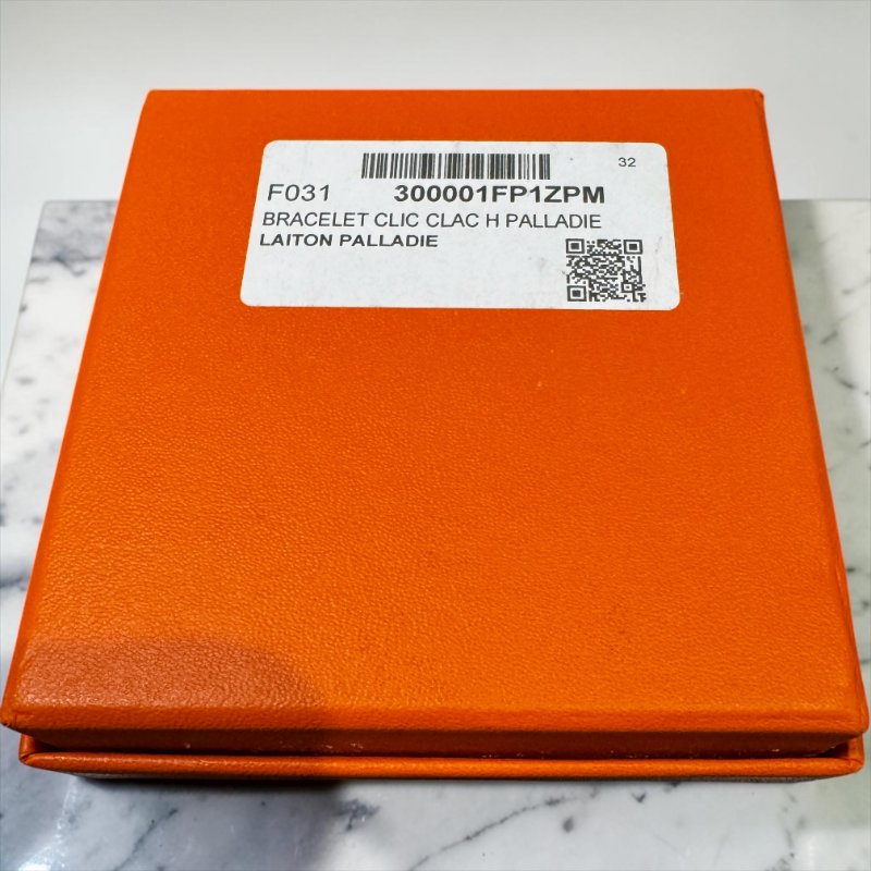 ⏰限時特賣價🌺Hermes Clic H LOGO 琺瑯中版手環 PM  黑金-5