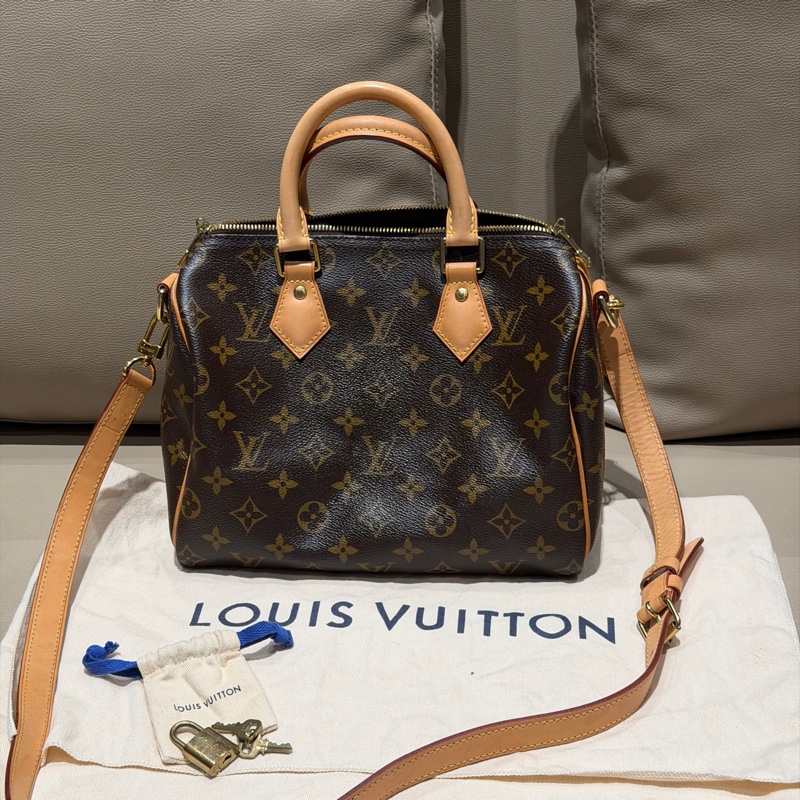 全配🈶購證❤️晶片款❤️ lv #speedy25 #新款波士頓 #老花 #枕頭包-1