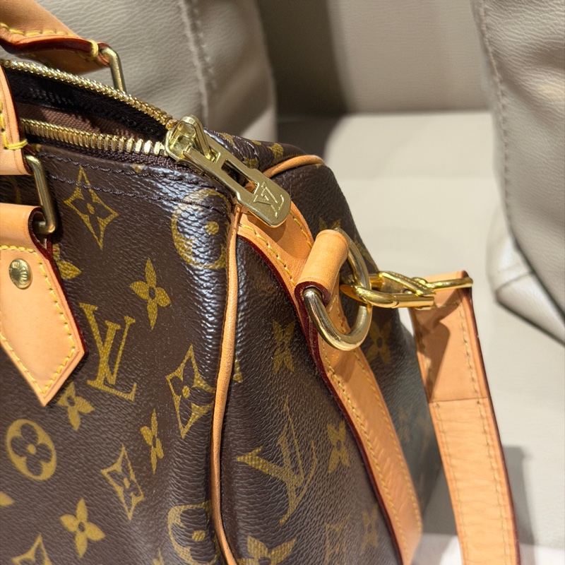 全配🈶購證❤️晶片款❤️ lv #speedy25 #新款波士頓 #老花 #枕頭包-5