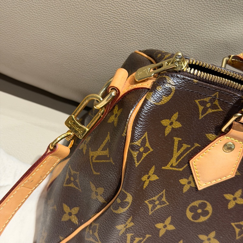 全配🈶購證❤️晶片款❤️ lv #speedy25 #新款波士頓 #老花 #枕頭包-6