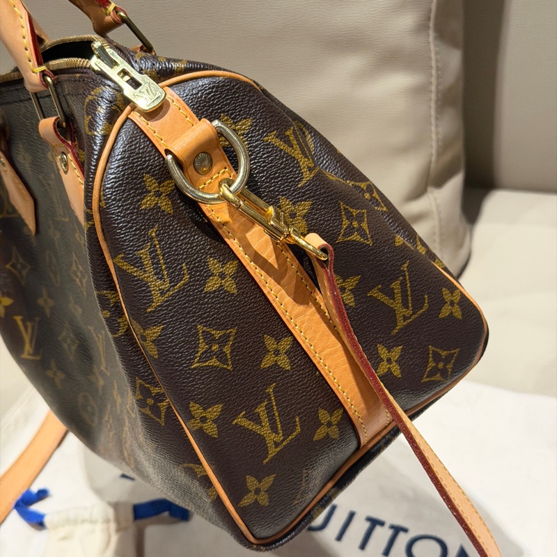 全配🈶購證❤️晶片款❤️ lv #speedy25 #新款波士頓 #老花 #枕頭包-7