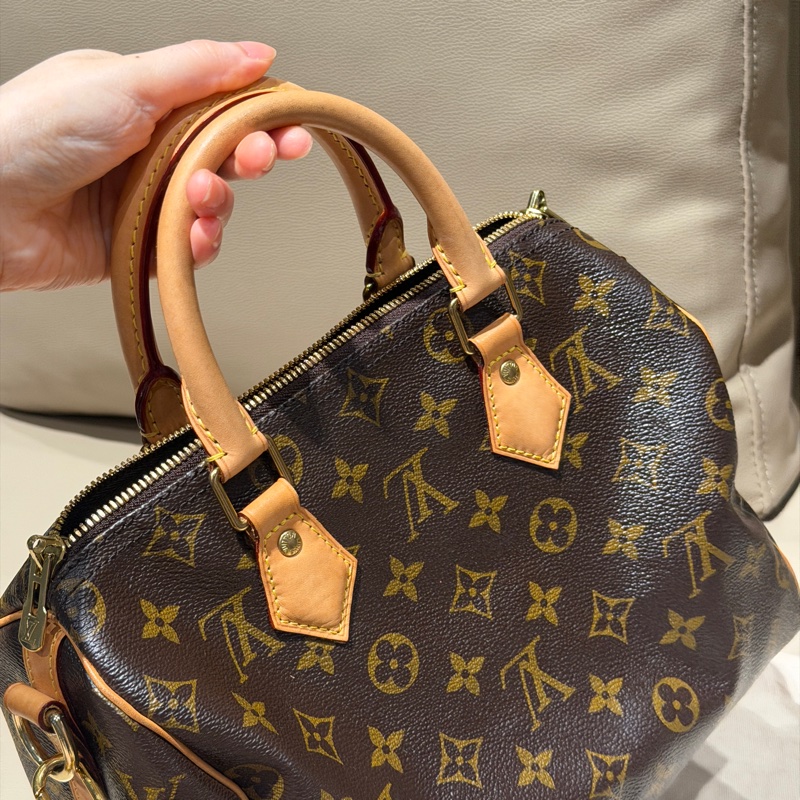 全配🈶購證❤️晶片款❤️ lv #speedy25 #新款波士頓 #老花 #枕頭包-8