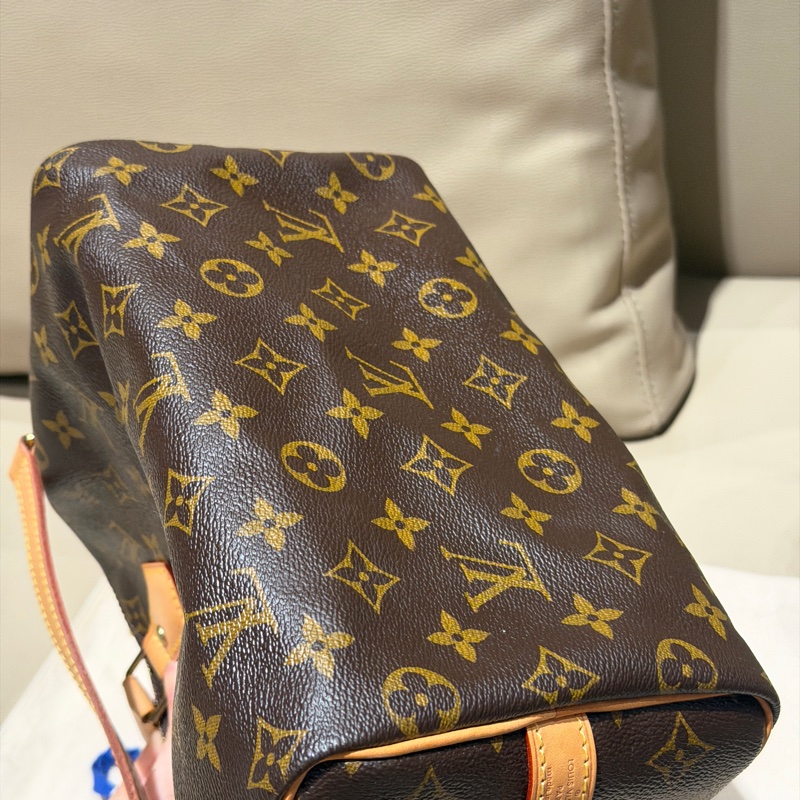 全配🈶購證❤️晶片款❤️ lv #speedy25 #新款波士頓 #老花 #枕頭包-14