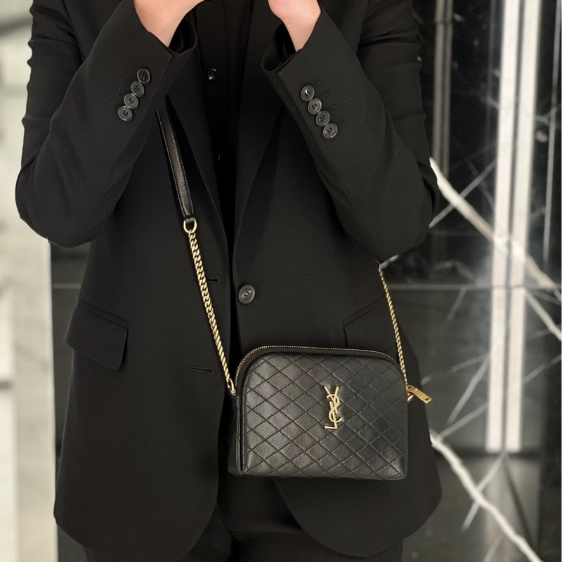 99新全配❤️ ysl #黑金 #貝殼包 #gabby #鏈條包-0