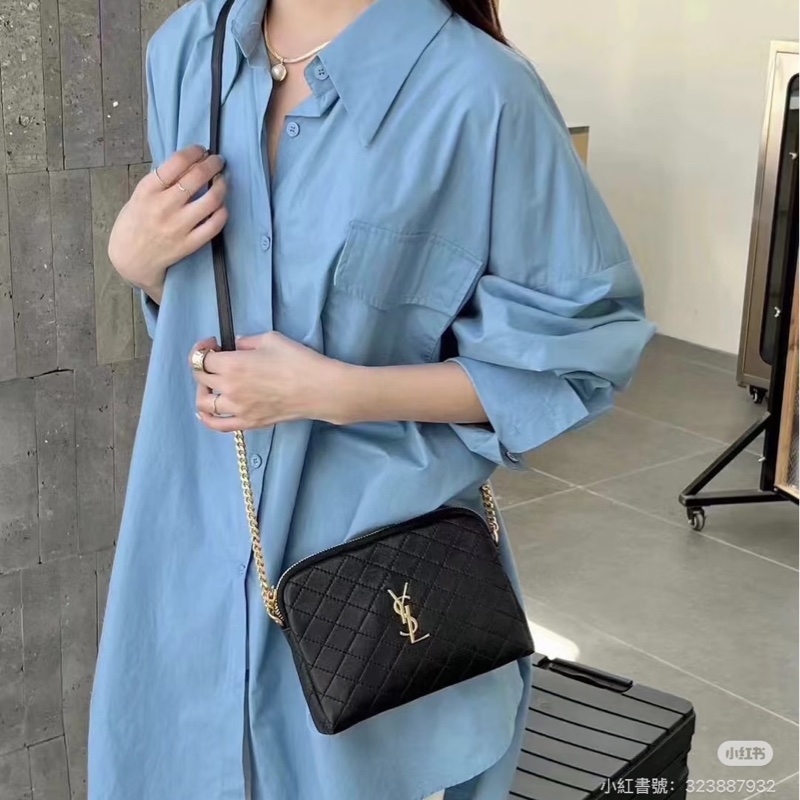 99新全配❤️ ysl #黑金 #貝殼包 #gabby #鏈條包-2